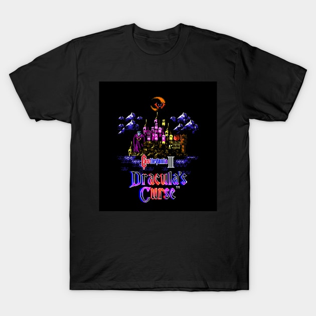 Castlevania Theme Screen T-Shirt by danteazano